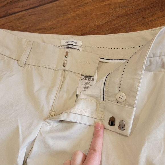 Dockers Cream Chino Pants - Picture 5 of 10